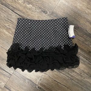 Polka Dot Ruffle Skirt